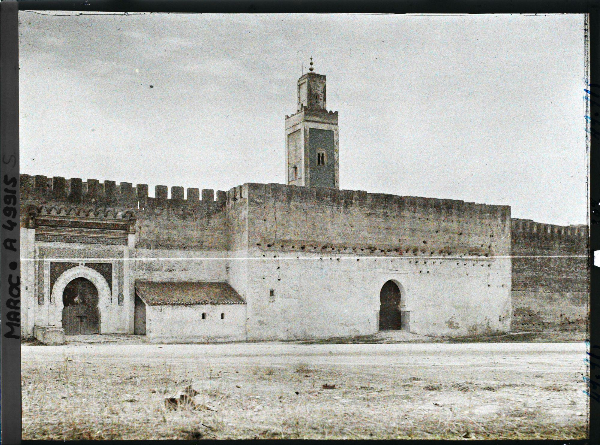 Image représentant Le minaret vert de la mosquée Jamaa Lalla Aouda