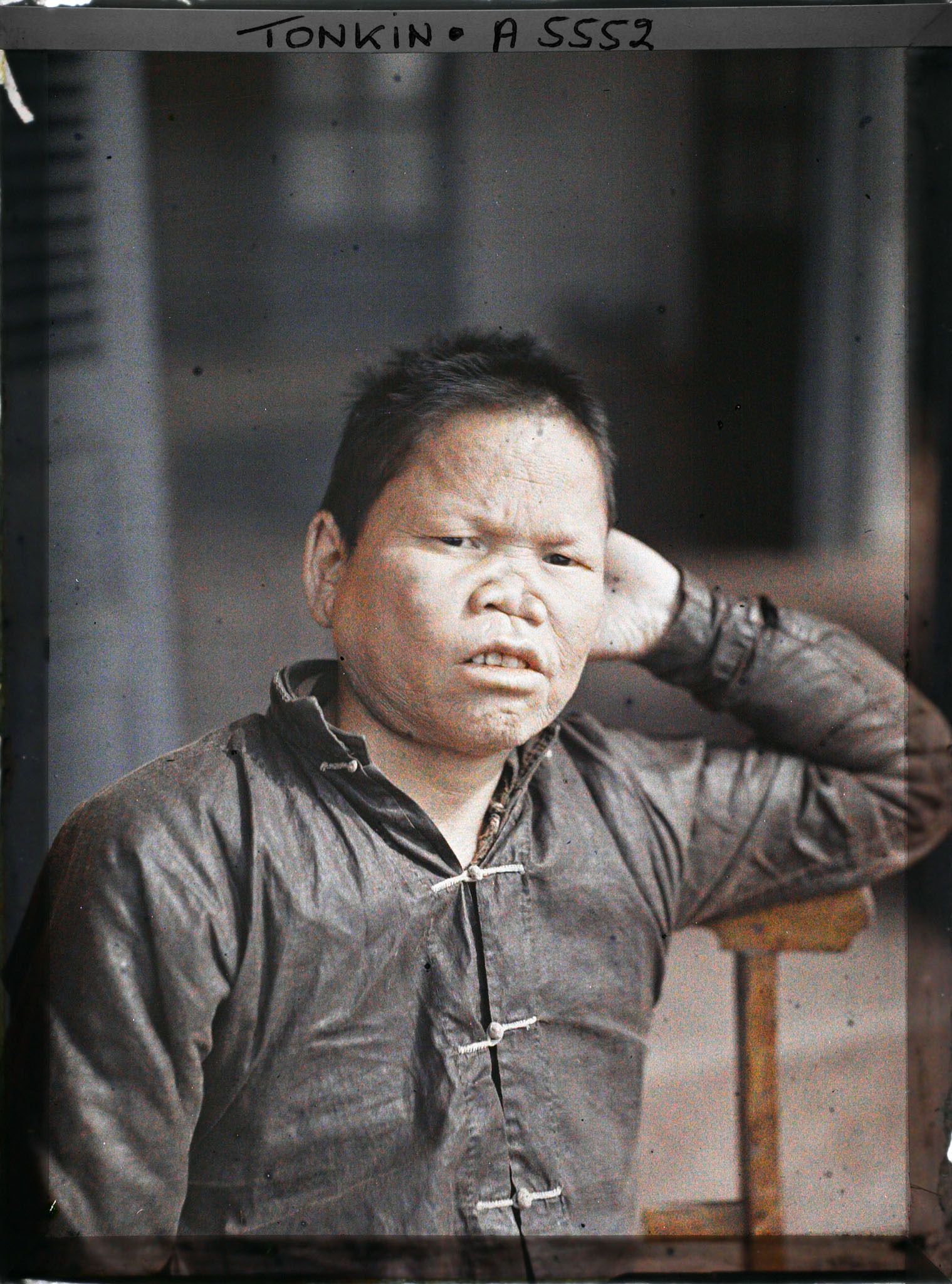 Image représentant Un lépreux dans une léproserie de Du'ô'ng-té