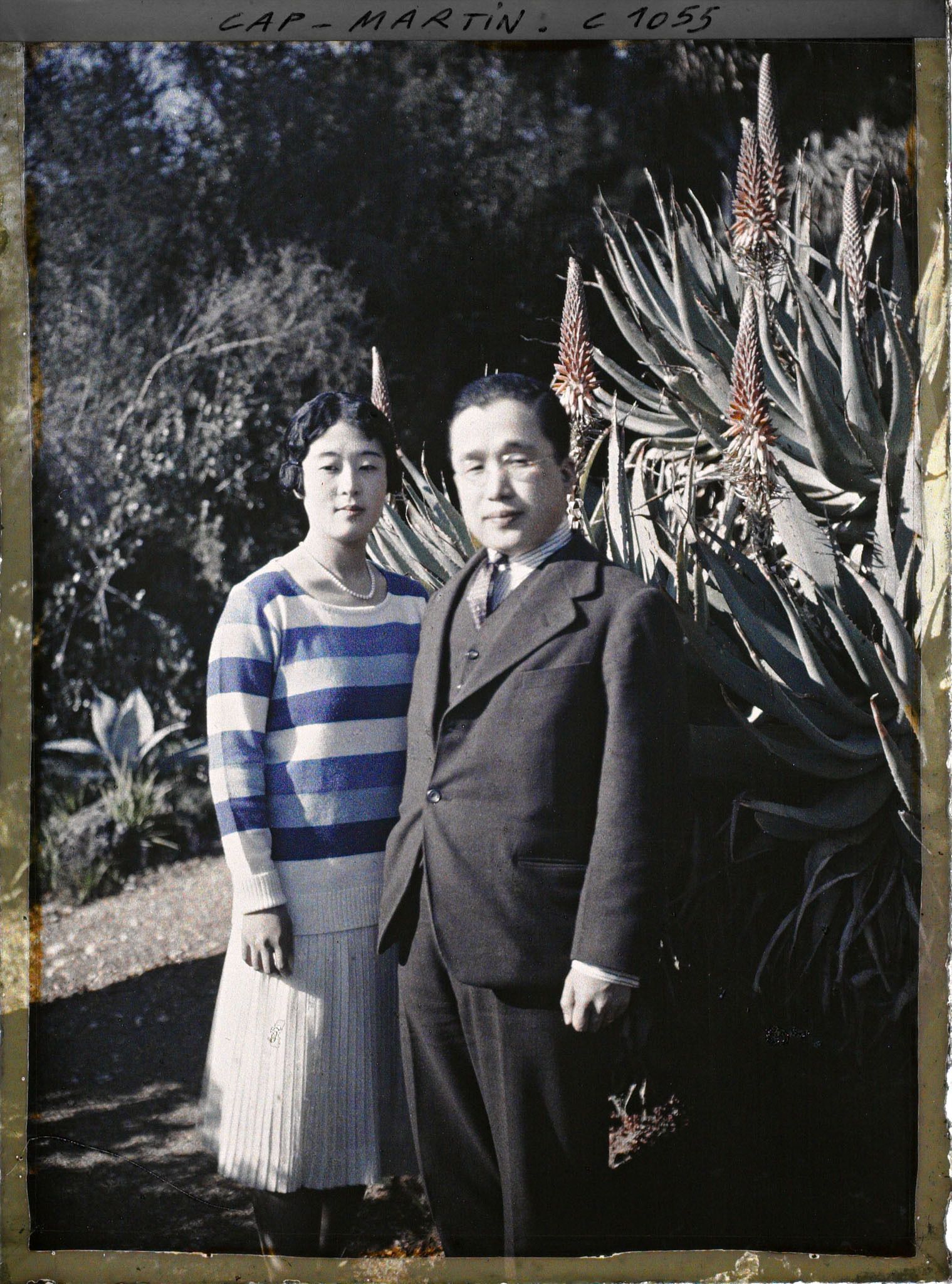 Image représentant Le prince et la princesse de Corée, invités par Albert Kahn