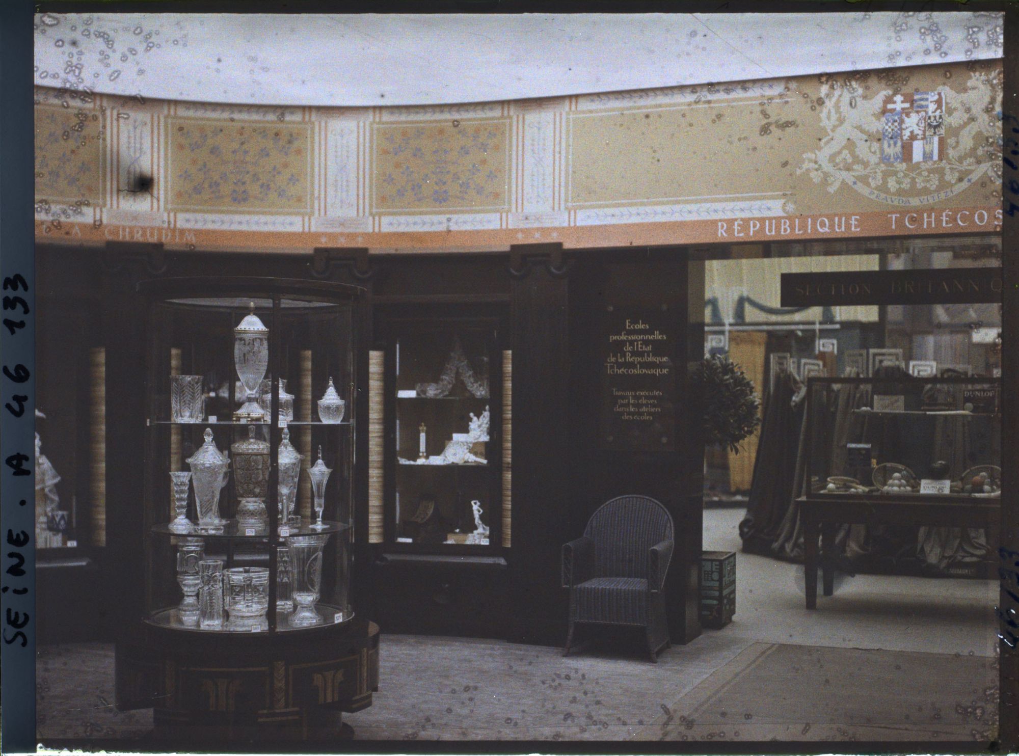 Image représentant L'Exposition des arts décoratifs, Section de la Tchécoslovaquie au Grand Palais