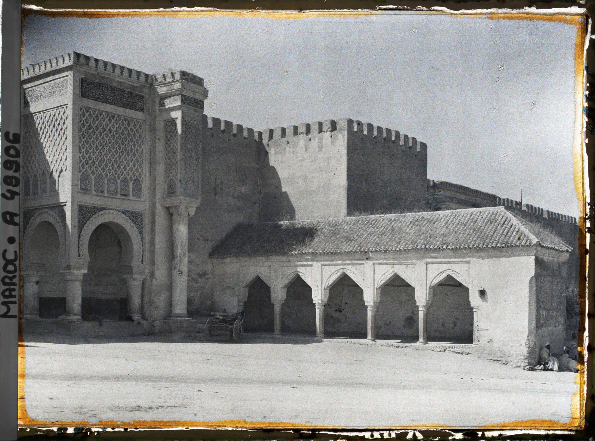 Image représentant Une partie de la porte Bab Mansour