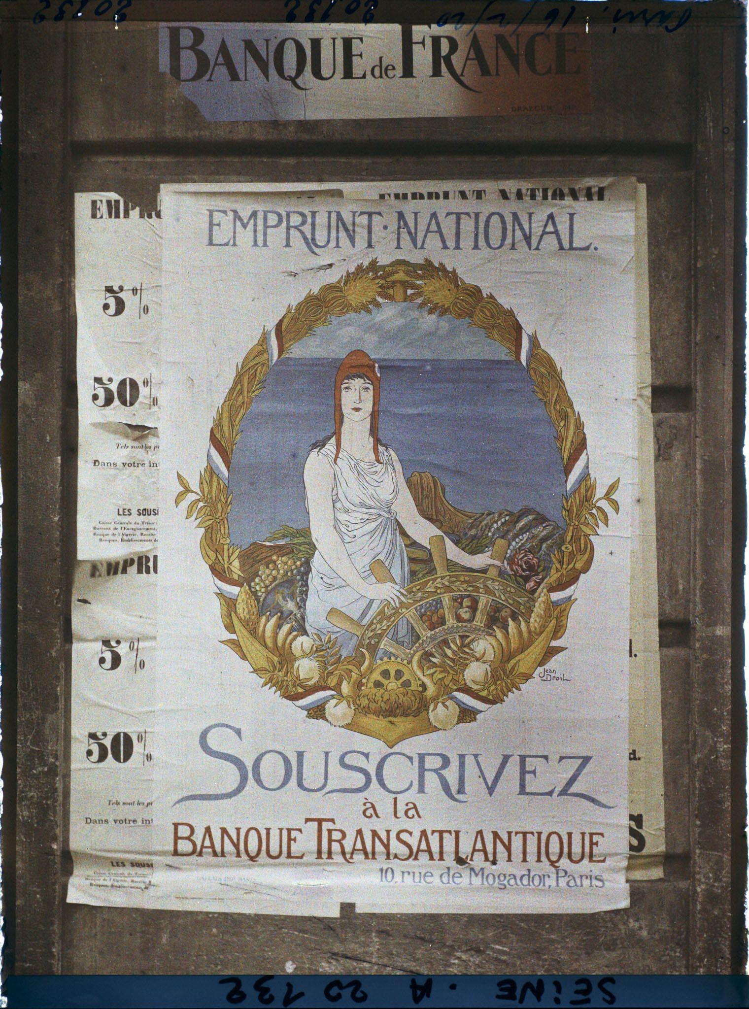 Image représentant Affiche de l'emprunt national de 1920, Banque transatlantique