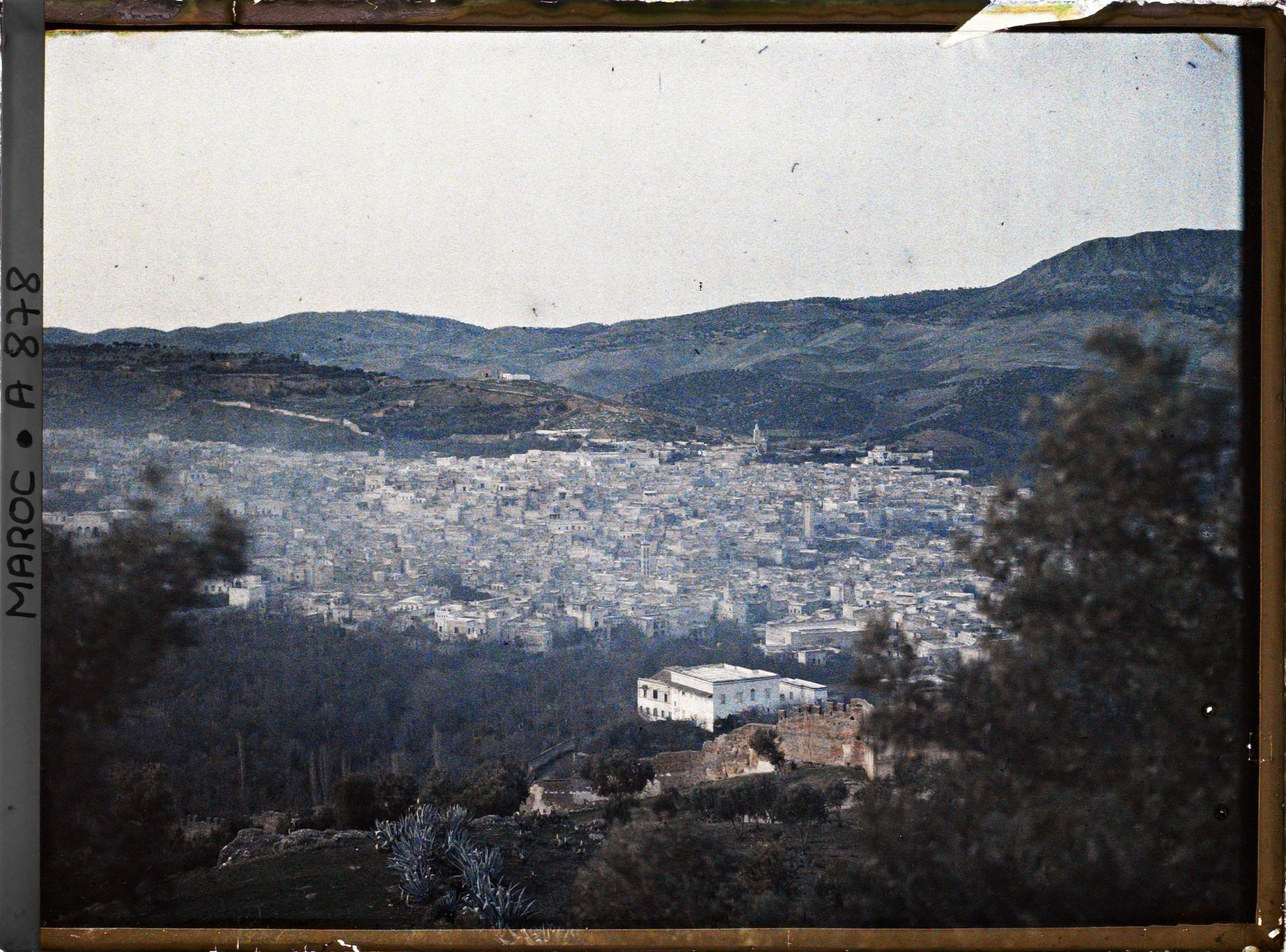 Image représentant Panorama de Fès el Bali pris du Bordj sud vers le nord