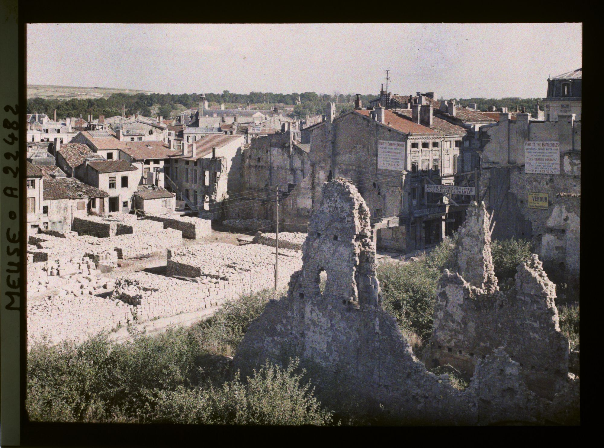 Image représentant France, Verdun, Panorama de la Ville vers le Sud