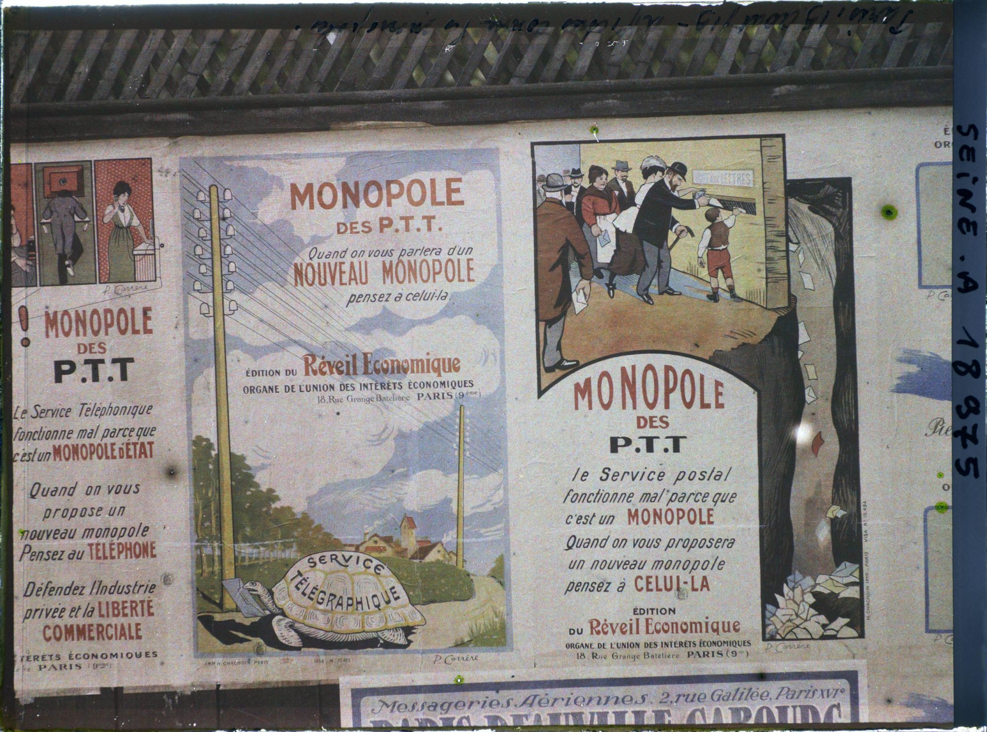 Image représentant Affiches de l'Union des Intérêts Economiques contre les monopoles d'Etat