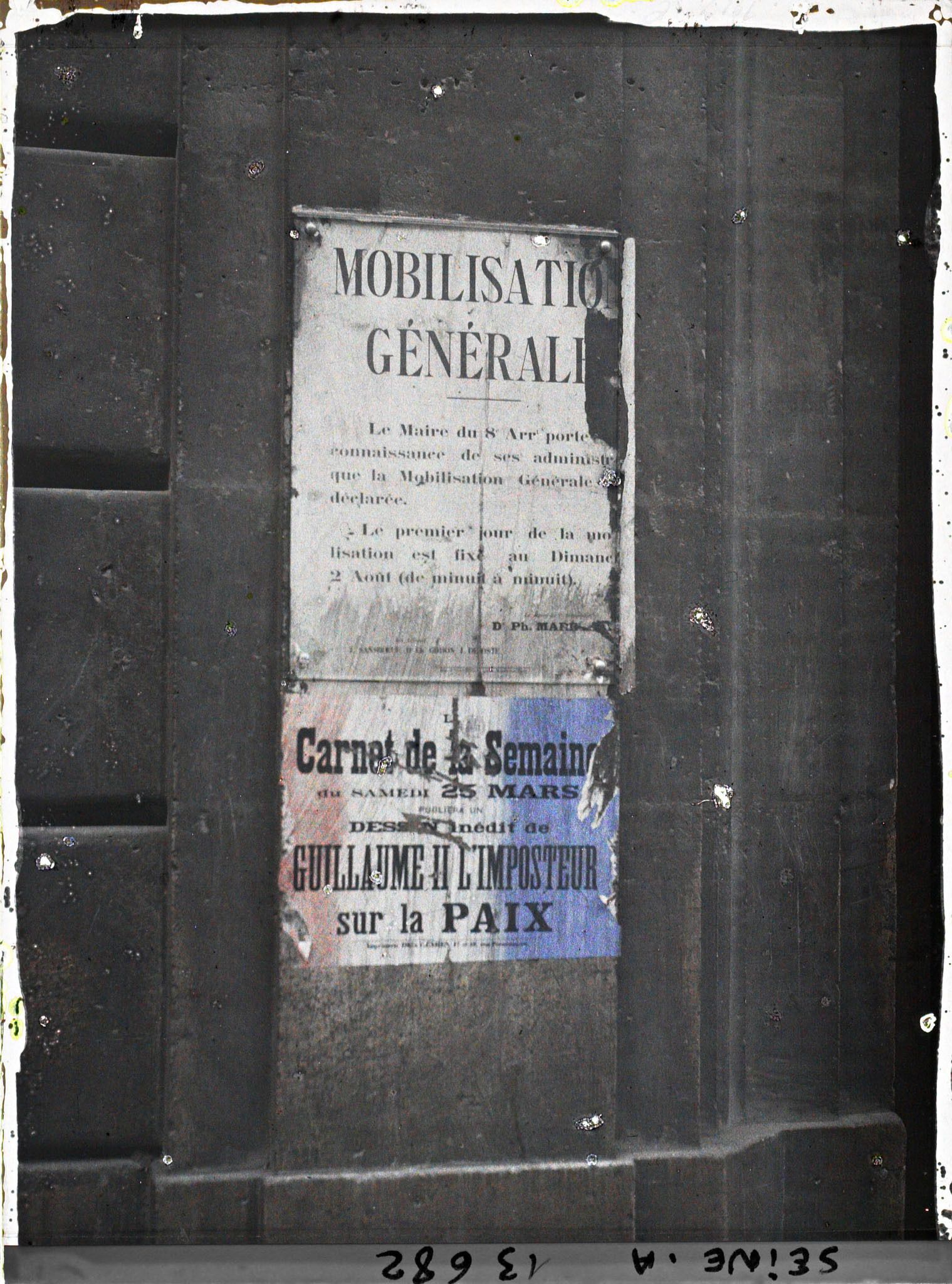 Image représentant Affiche pour la mobilisation générale