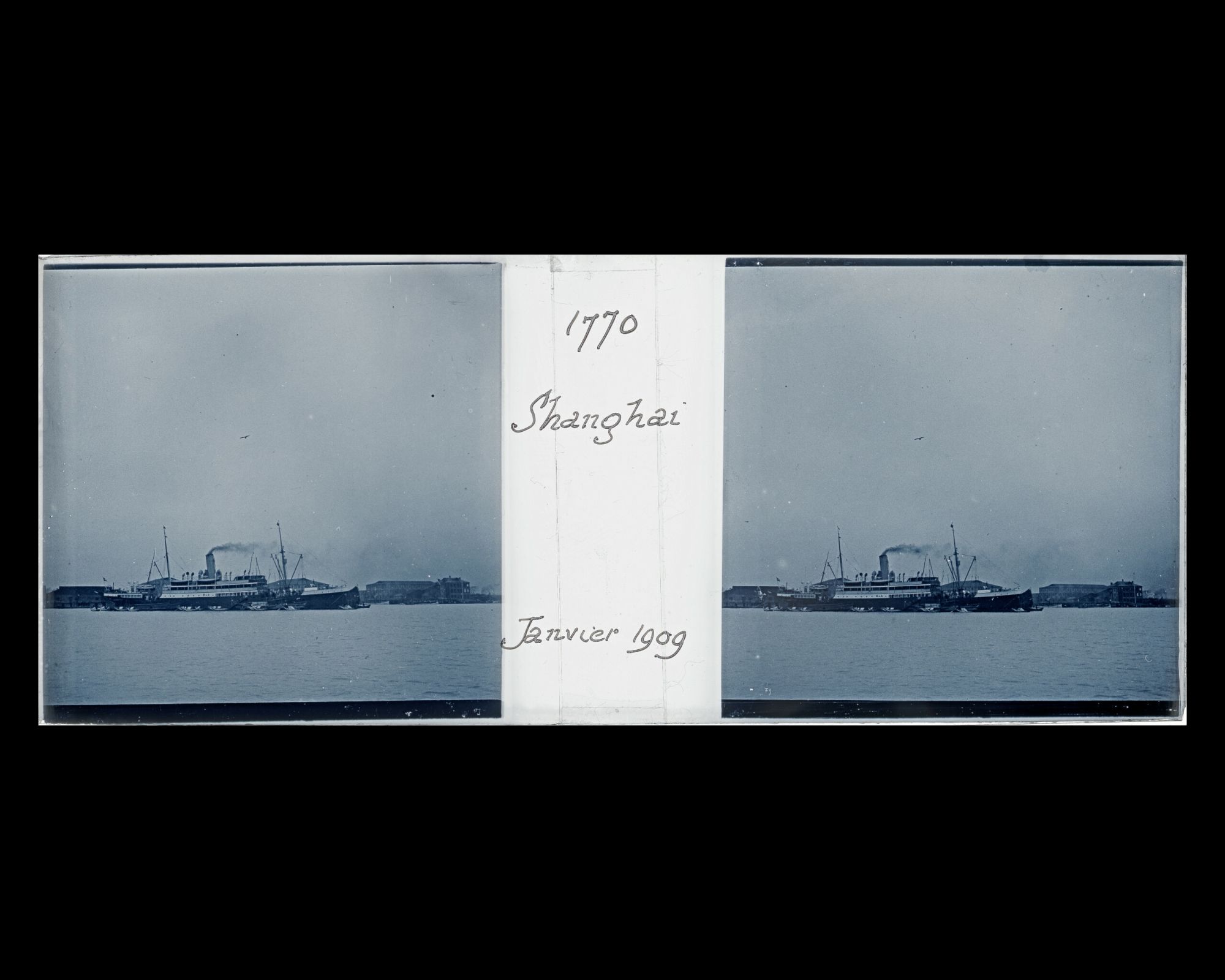 Image représentant Le vapeur allemand Staatssekretär Kraëtke de la Hamburg-Amerika Linie, amarré sur le Huangpu.