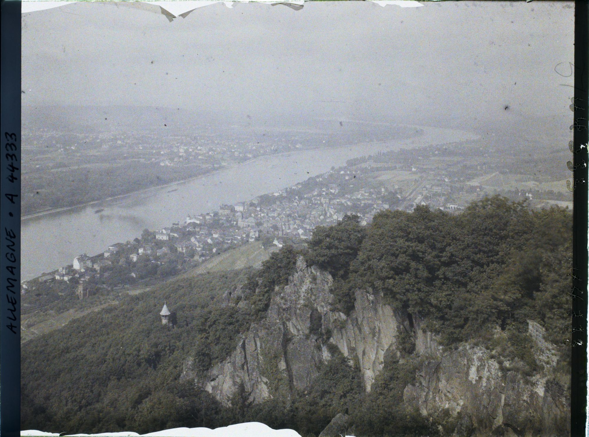 Image représentant Allemagne, Königswinter, Vue s/ le Rhin vers Bonn
