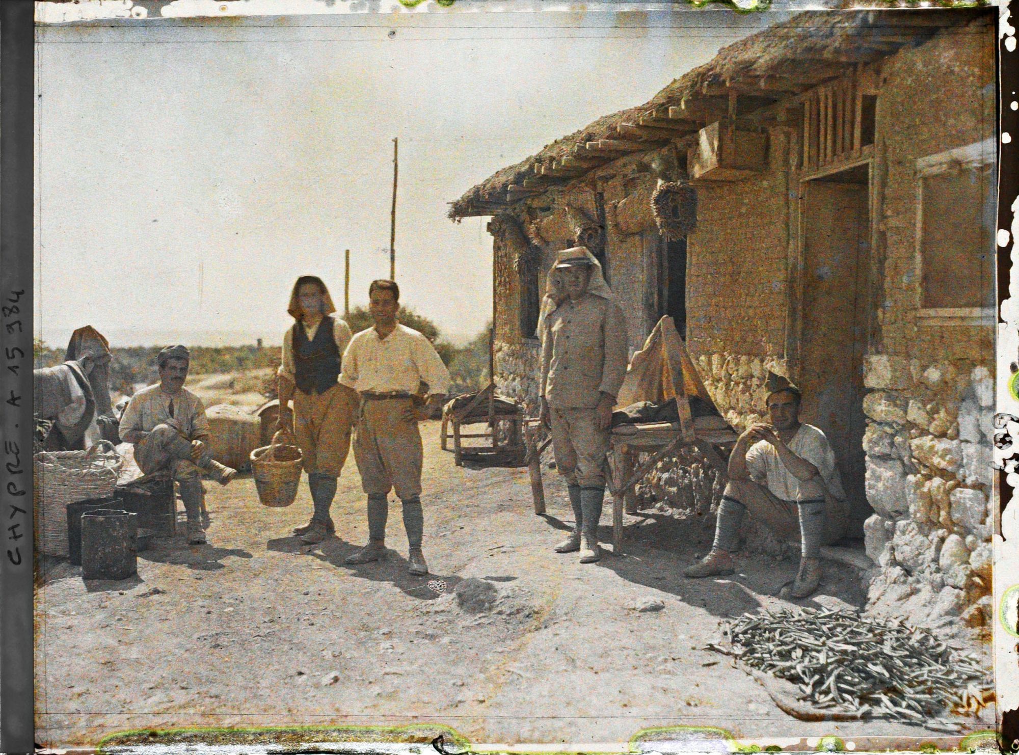 Image représentant La cuisine du camp de Souedie occupé par la " Légion d'Orient "