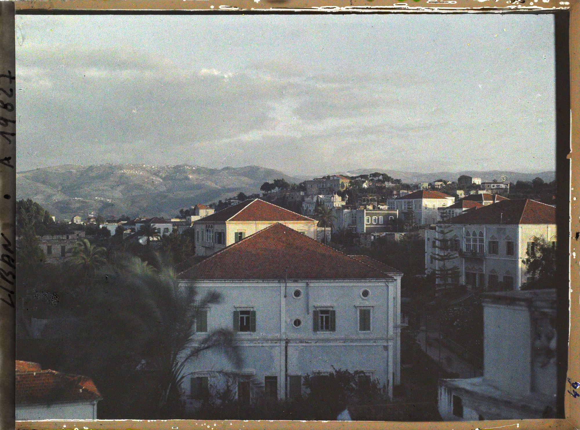 Image représentant Panorama vers la chaîne du Liban, au soleil couchant vers l'est
