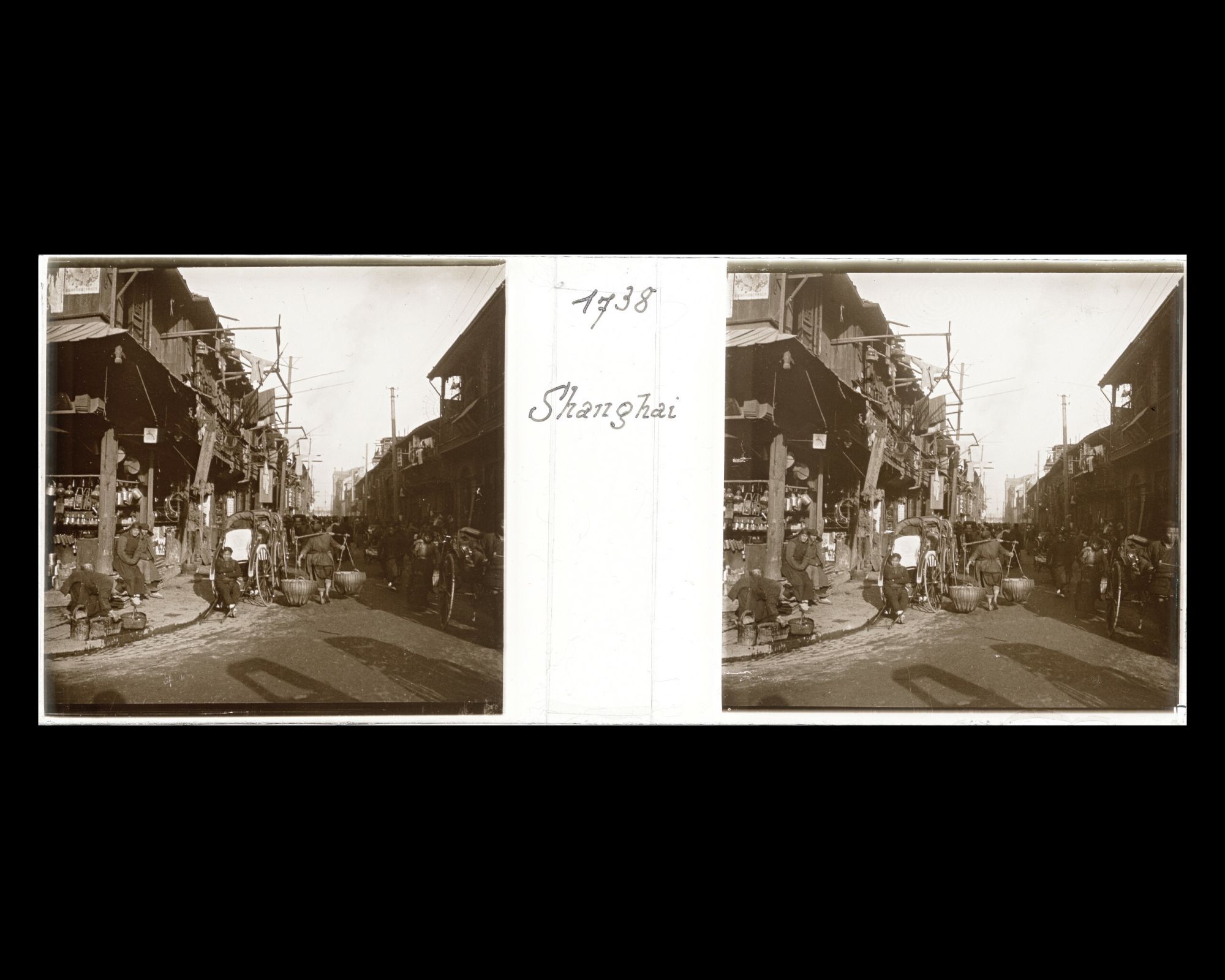 Image représentant Scène de rue dans la ville chinoise.