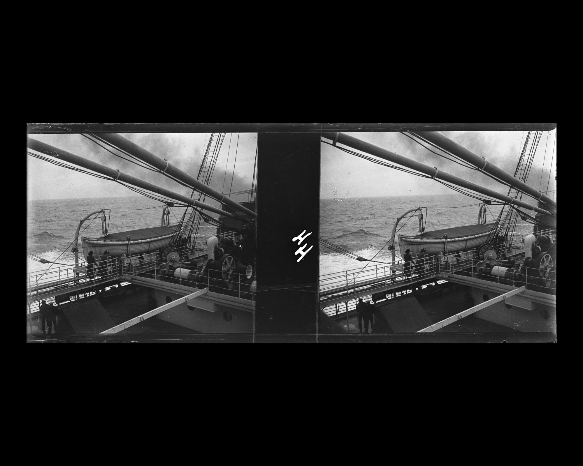 Image représentant Vue de l'entrepont, vers l'arrière du bâteau