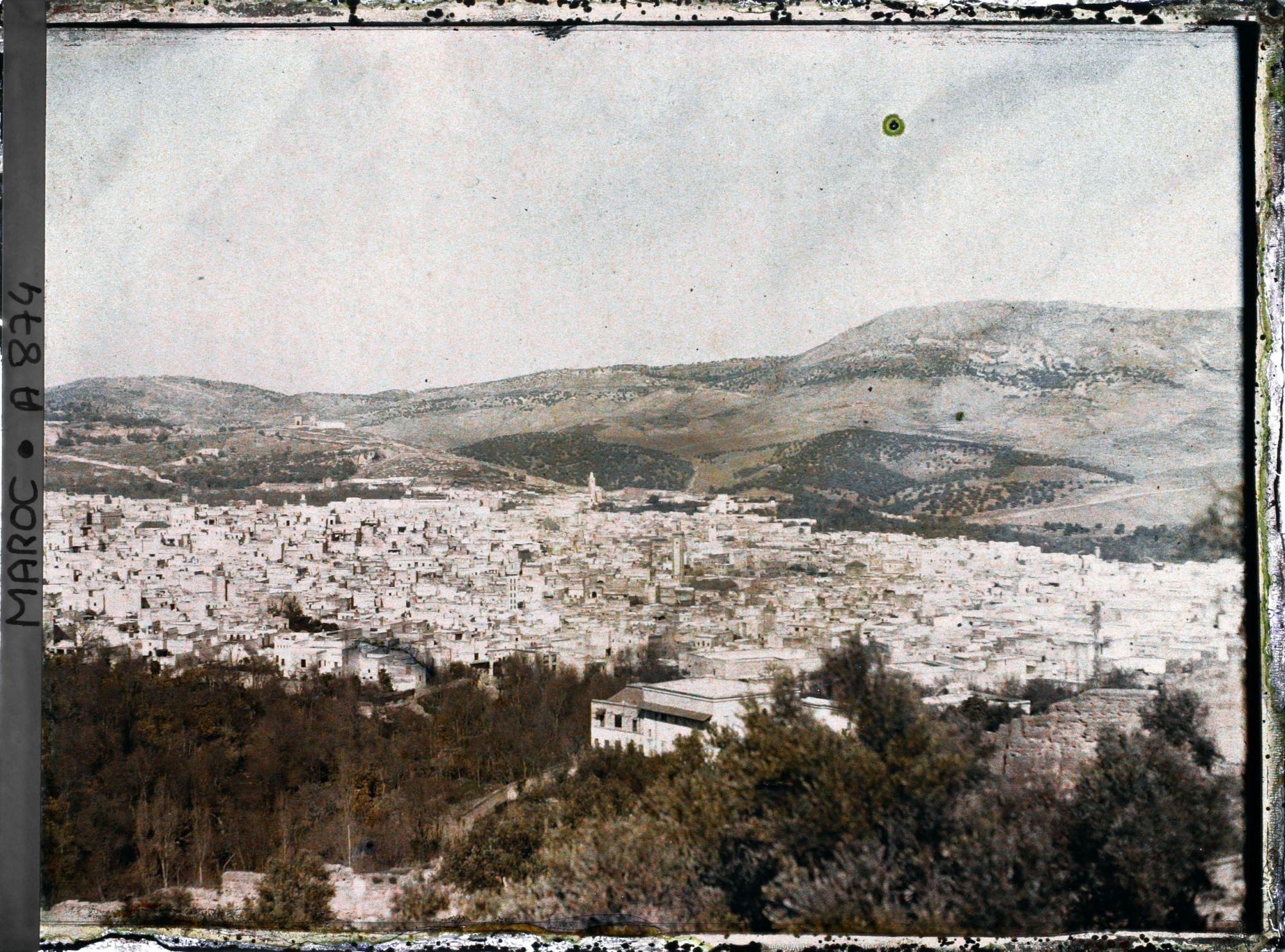 Image représentant Panorama de Fès el-Bali pris du Bordj sud vers le nord