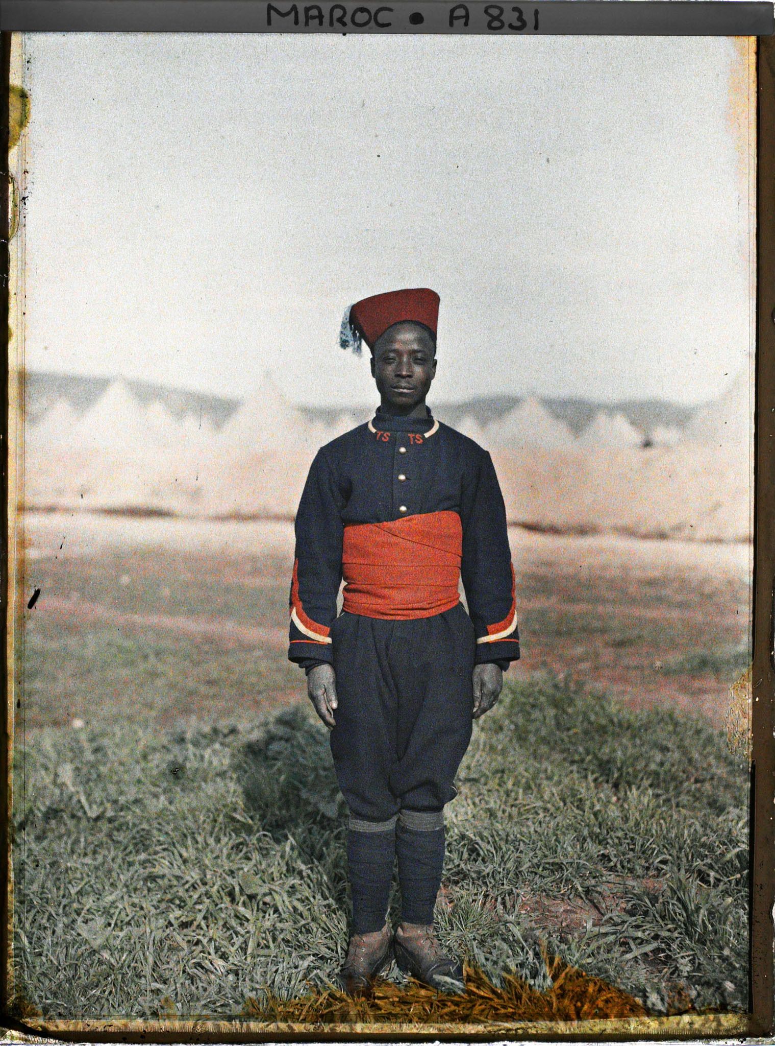 Image représentant Portrait d'un tirailleur sénégalais