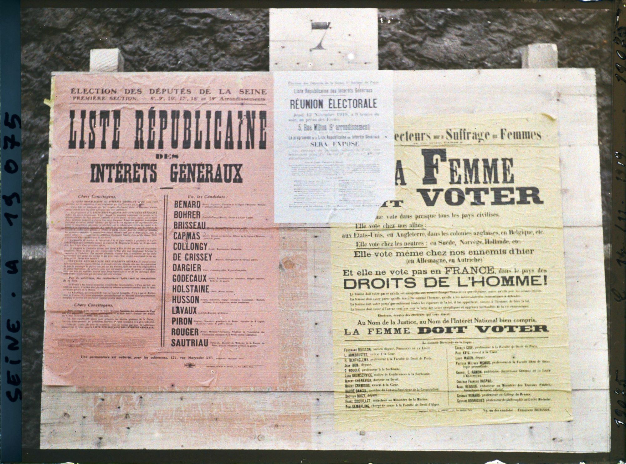 Image représentant Affiches pour les élections législatives de novembre 1919