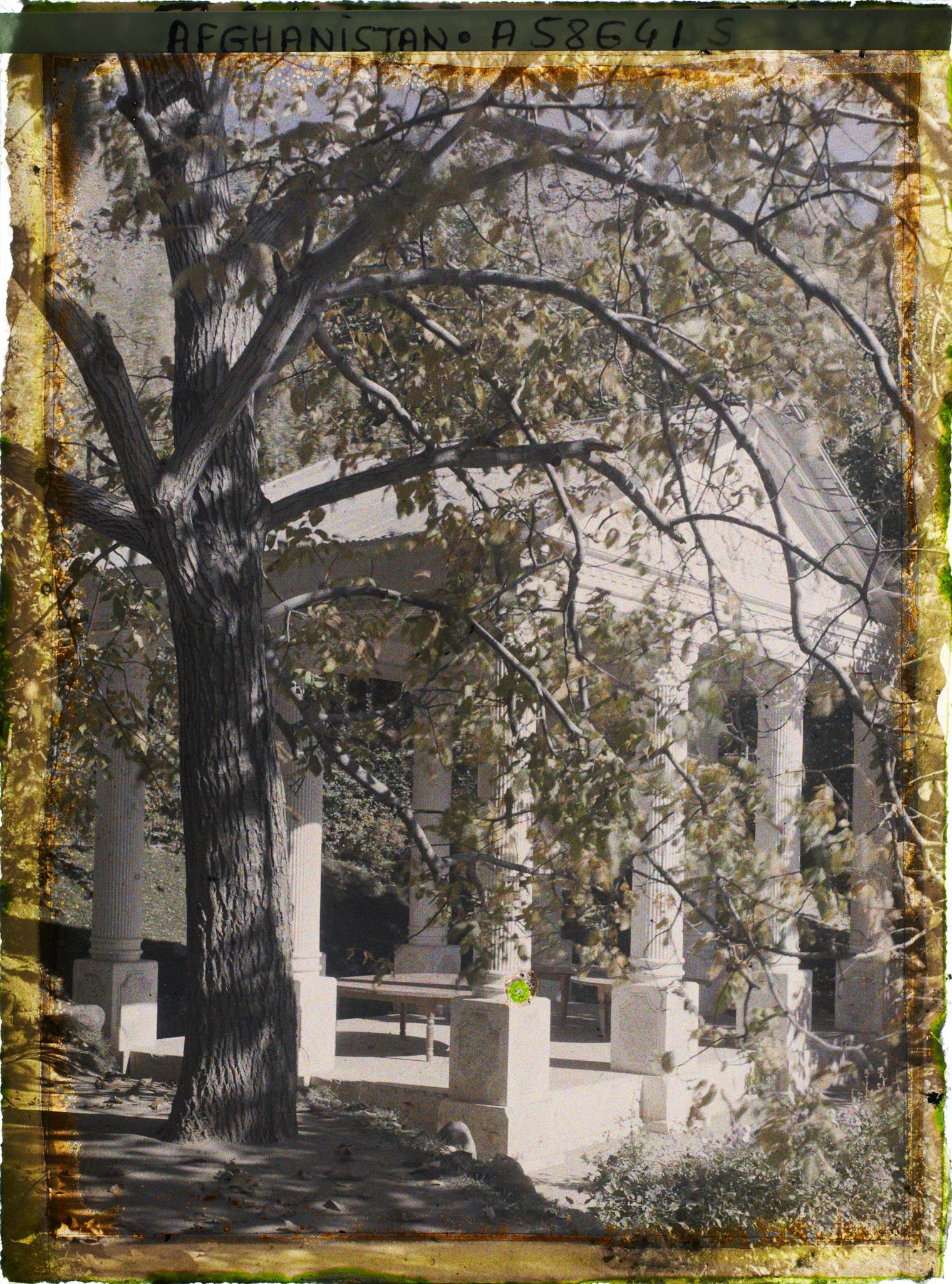 Image représentant Afghanistan, Paghman, Jardin du Palais du Roi - Portique Grec