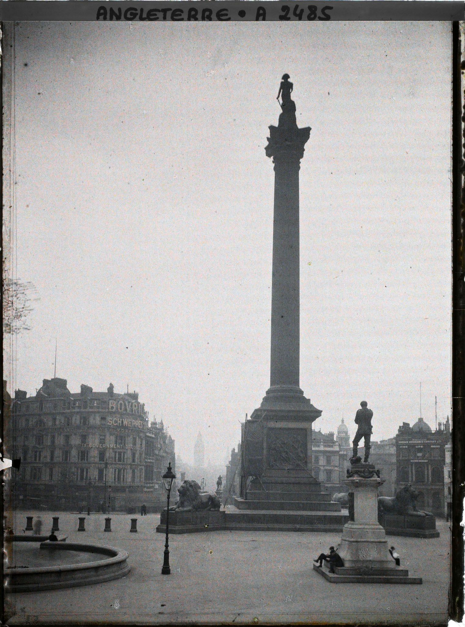 Image représentant La statue du colonel Nelson à Trafalgar square