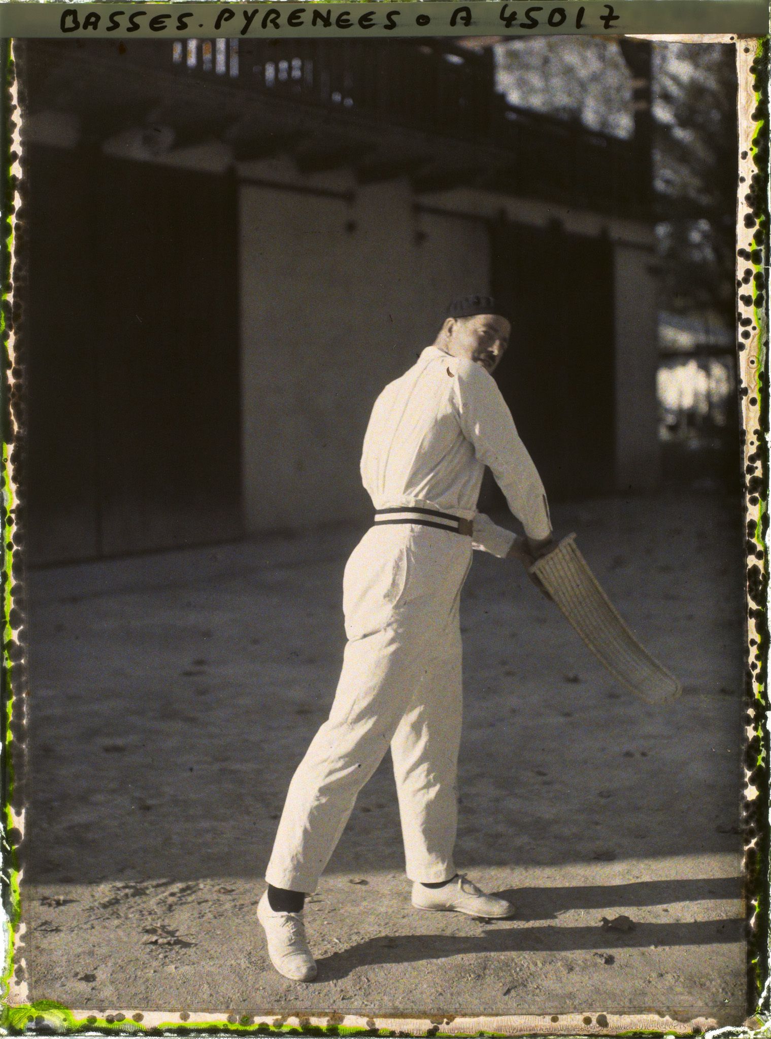 Image représentant Le joueur de pelote basque Marcel-Auguste Léonis