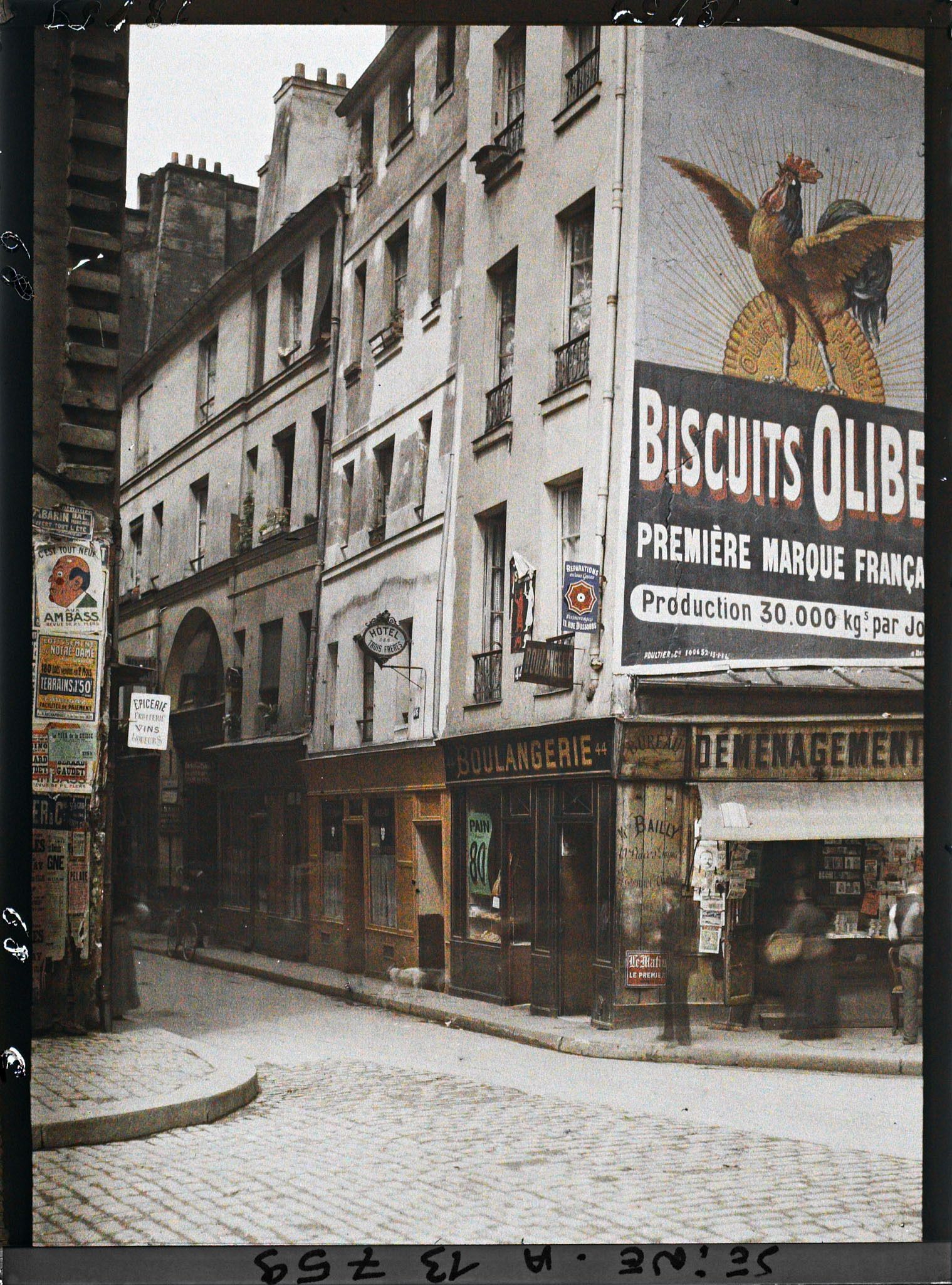 Image représentant La rue Greneta vue de la rue Dussoubs