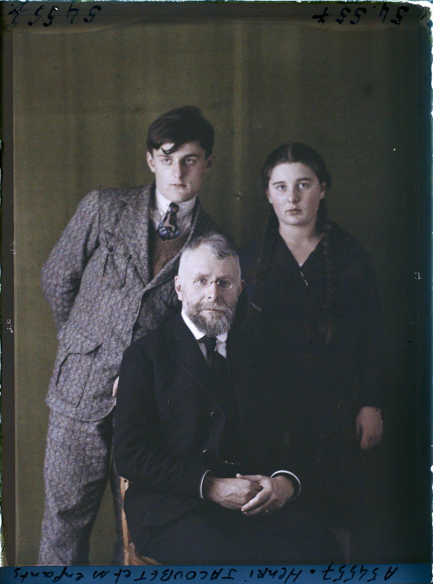 Image représentant Monsieur Jacoubet fils, Mr Henri Jacoubet et Melle Jacoubet