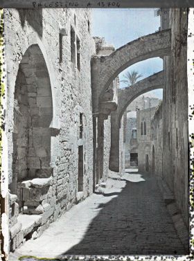 Image représentant Segment de la Via Dolorosa entre les cinquième et sixième stations