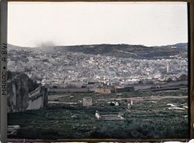 Image représentant Panorama vers Fès el Bali pris du cimetière de Bâb Ftouh