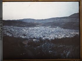 Image représentant Panorama de Fès el Bali pris du Bordj sud vers le nord